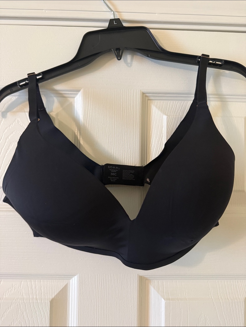 Soma Smooth Wireless T-Shirt Bra - Black